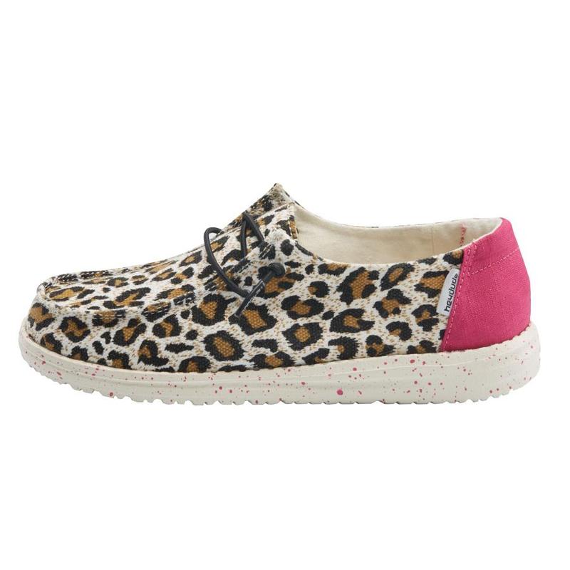 Dětské Obuv Hey Dude Wendy Youth Print Girls Leopard Růžové | M2FRYYUZ