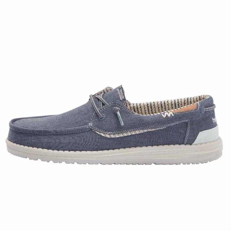 Pánské Boty Sebago Hey Dude Welsh Chambray Blankyt | HH26GHDD